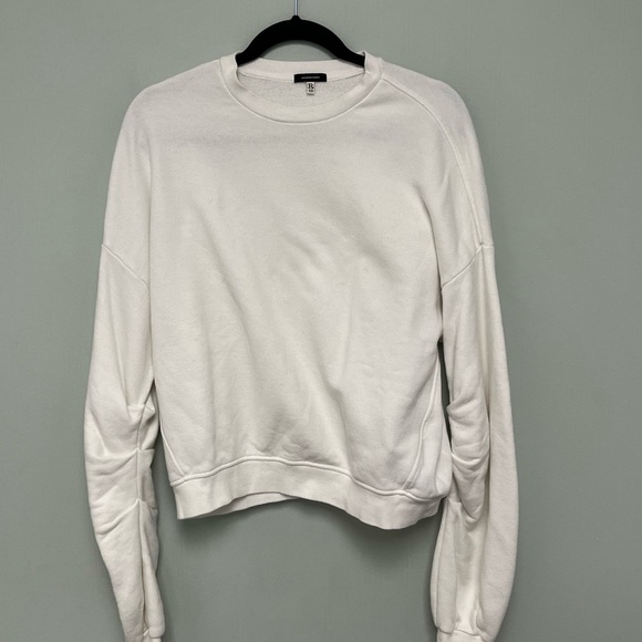 R13 Pleated Sleeve Sweatshirt. Size small - Picture 5 of 9